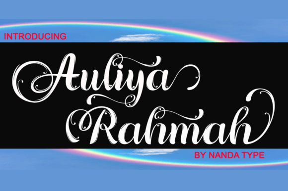Auliya Rahmah: A Bold Serif Font for Modern Web Design