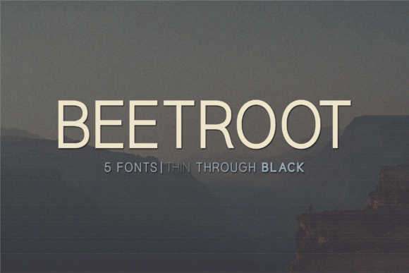 Beetroot Font: Bold Sans Serif for Digital Campaigns