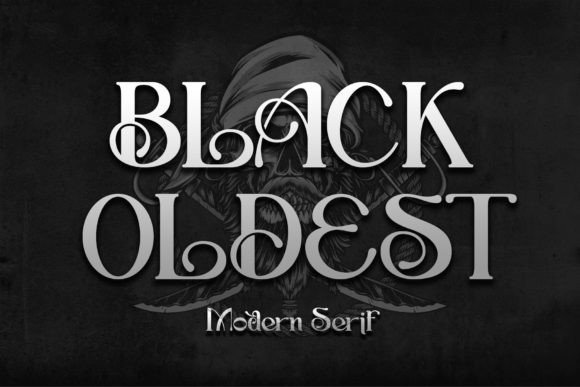 Black Oldest: A Bold Serif Font for Crafters