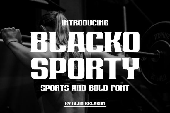 Blacko Sporty Typeface Review for Modern Brands