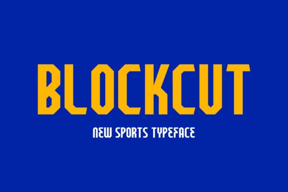 Blockcut Font: Bold Typography for Web Design