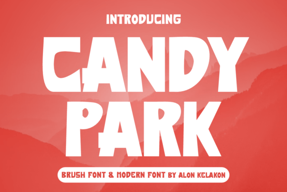 Candy Park Typeface for Editorial Design