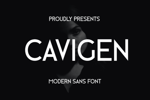 Cavigen: A Bold Sans Serif Font for Makers