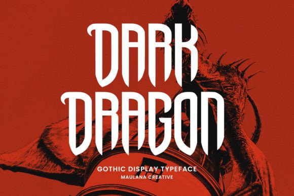 Dark Dragon Font Review: Bold Blackletter for Branding