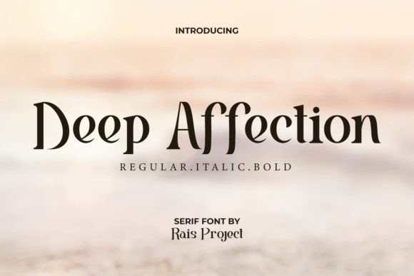 Deep Affection Font for Makers