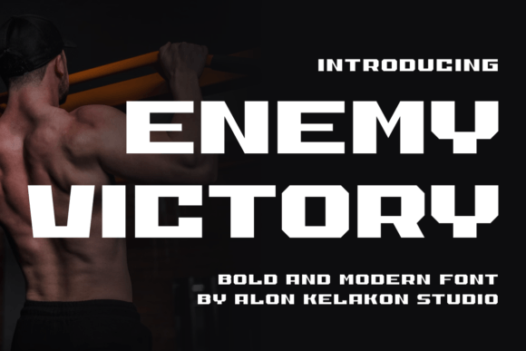 Enemy Victory: A Bold Sans Serif Typeface for Modern Editorial Design