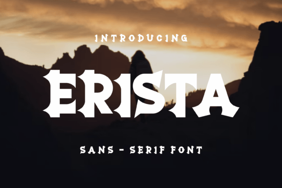 Erista: A Bold Display Font for Editorial Design