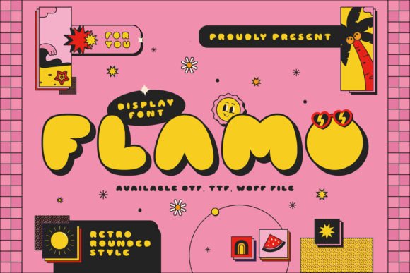 Flamo: The Bold Display Font for Impactful Campaigns