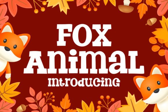 Fox Animal Font: A Bold Slab Serif for Branding