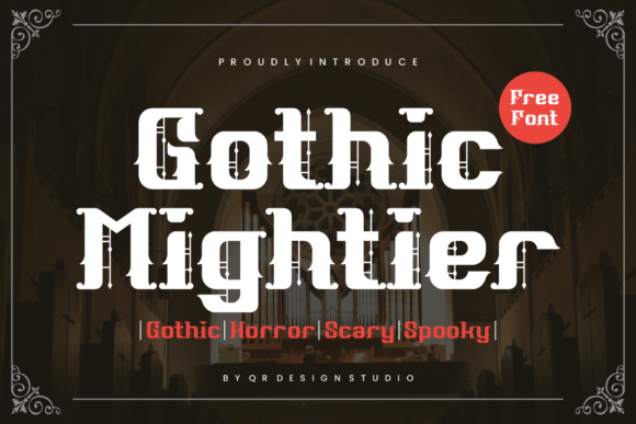 Gothic Mightier: A Bold Blackletter Typeface
