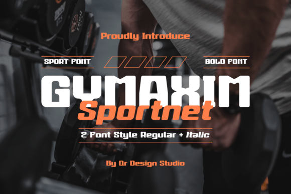 Gymaxim Sportnet: A Bold Typeface for Crafters