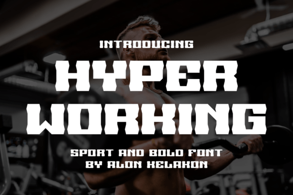 Hyper Working: A Bold Serif Typeface for Modern Editorial Design