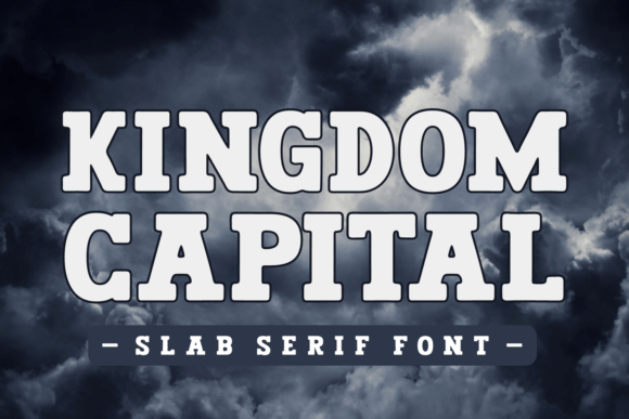 Kingdom Capital Font for Bold Crafts