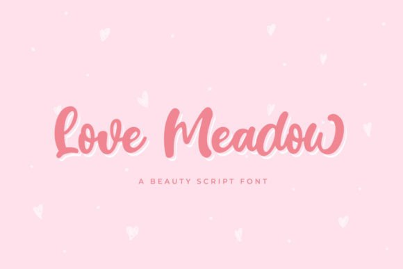 Love Meadow Font for Handmade Creators