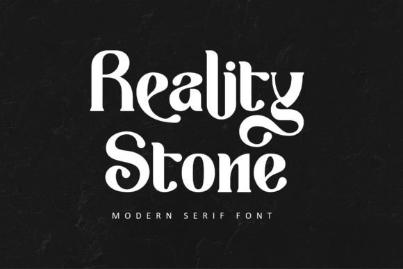 Reality Stone Font: Bold Serif for Marketers