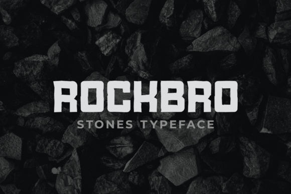 Rockbro: A Bold Display Font for Strong Branding