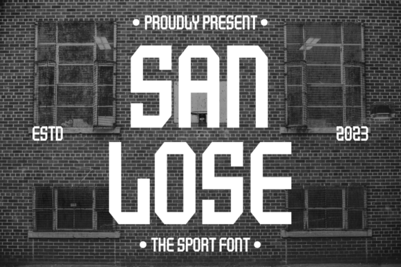 San Lose: A Bold Typeface for Editorial Impact