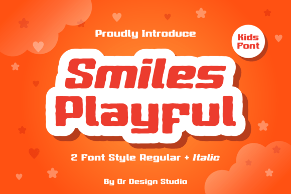 Smiles Playful: A Bold Sans Serif Typeface for Editors
