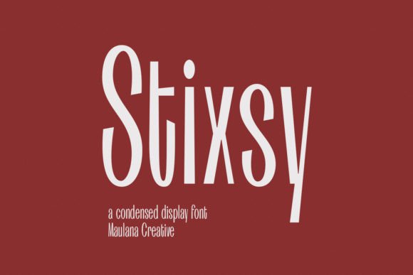 Stixsy: A Bold Sans Serif Font for Makers