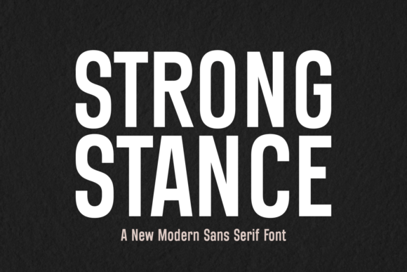 Strong Stance: A Bold Typeface for Editorial Impact
