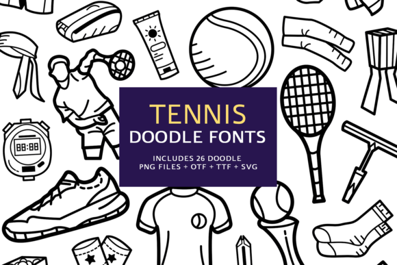 Tennis Doodle: A Playful Typeface for Makers