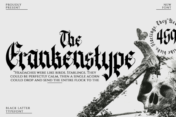 The Frankenstype: A Bold Blackletter Font for Modern Brands