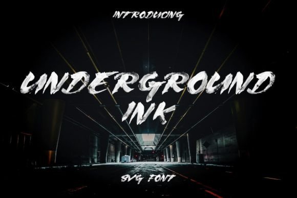 Underground Ink: A Bold Typeface for Gritty Brands