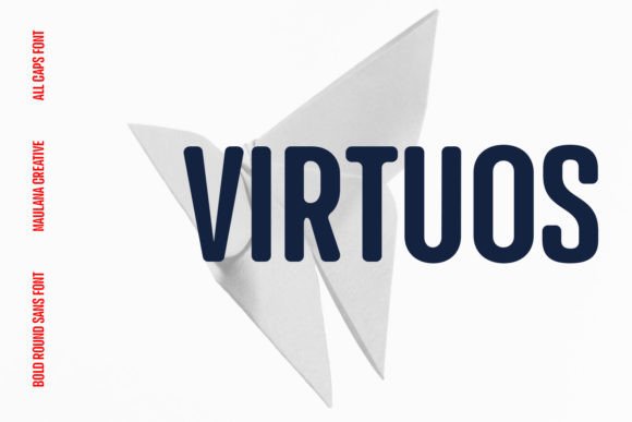 Virtuos Typeface: Bold Clarity for Campaigns