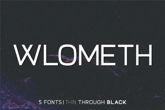 Wlometh: A Modern Sans Serif Font for Makers